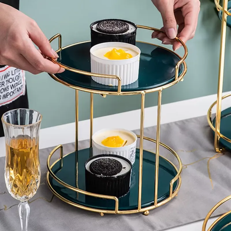 Luxury Golden Cake Stand Set M - Display Risers Set 评论和价格