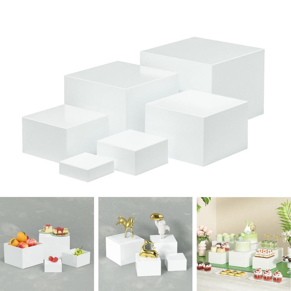 Acrylic Buffet Riser Set Multi - Display Risers Set 评论和价格