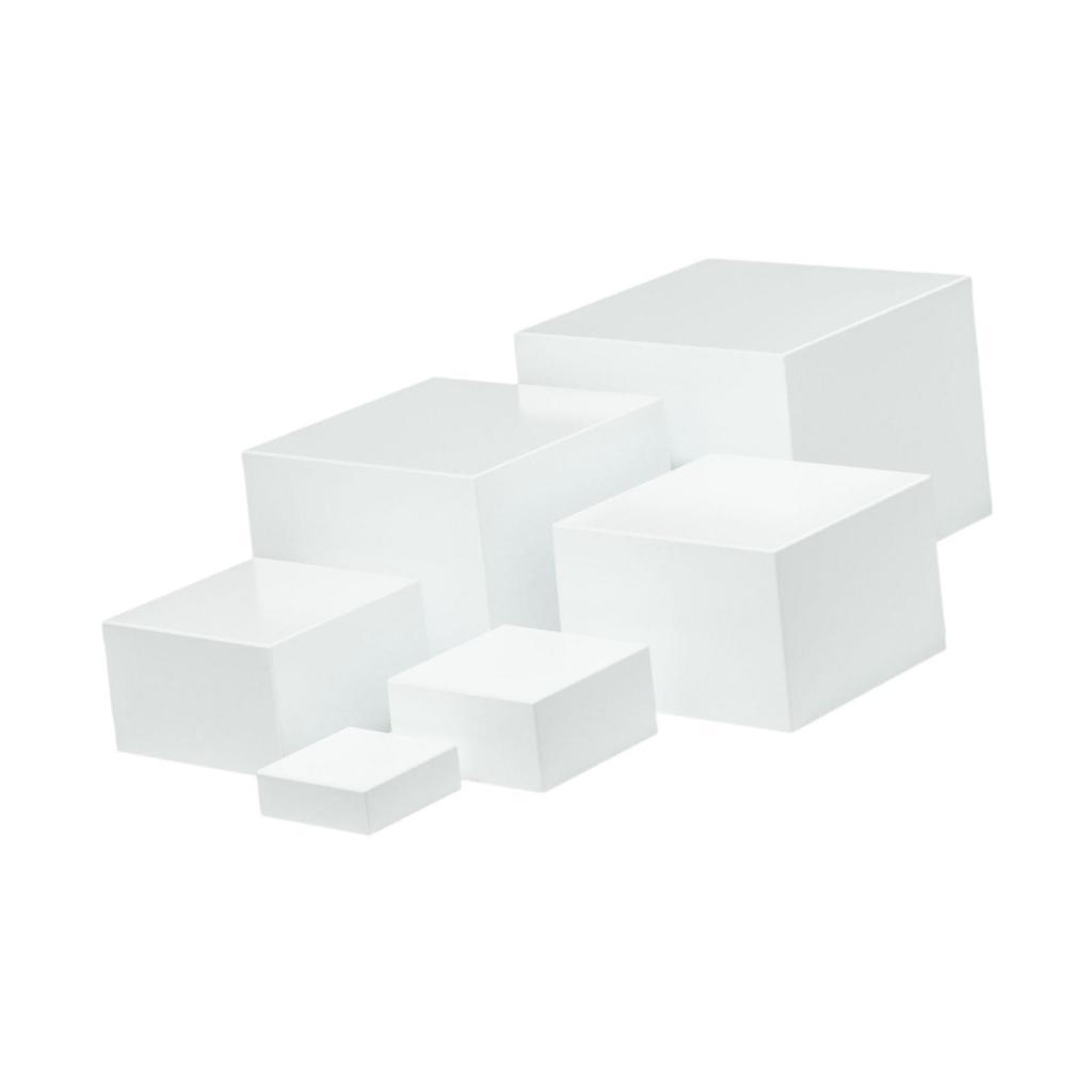 Acrylic Buffet Riser Set Multi - Display Risers Set 评论和价格