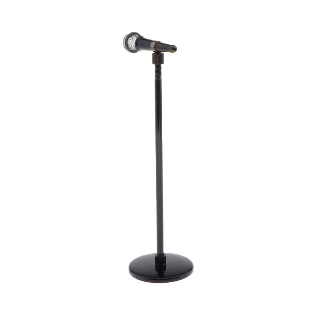 Miniature Microphone Model Met - Action Figure Stand 评论和价格