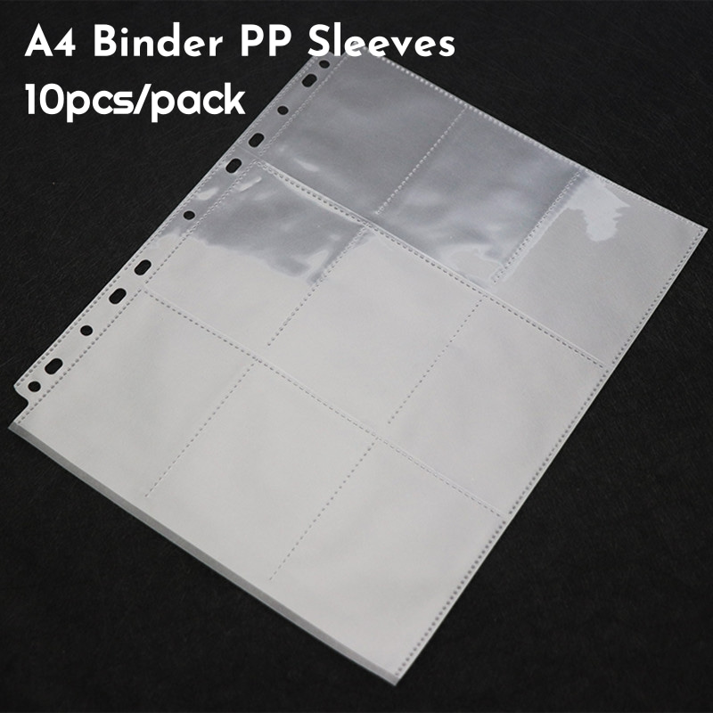 SKYSONIC 10pcs/Set A4 Binde PP - Card Penny Sleeve 评论和价格