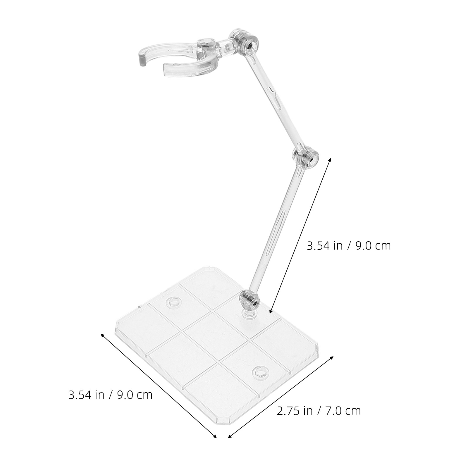 3Pcs Transparent Figure Suppor - Action Figure Stand 评论和价格